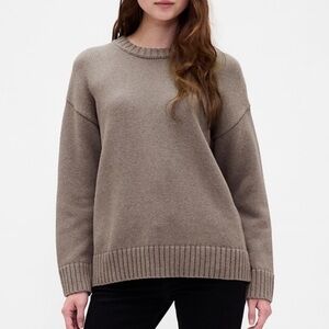 GAP Taupe 100% Cotton Oversized Sweater NWT